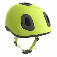 Capacete Infantil Ciclismo 500 Btwin Cor Amarelo Tamanho 44-49cm