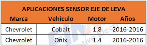 Sensor Eje Leva Chevrolet Cobalt Onix Foto 6