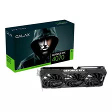 Placa De Vídeo Nvidia Rtx 4070 Galax 12gb Gddr6x 192bits