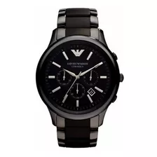 Reloj Emporio Armani Ar1451 47mm Cronógrafo Fechero Cerámica