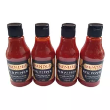 Molho Pimenta Red Pepper Habanero Mendez 215ml 04 Unidades