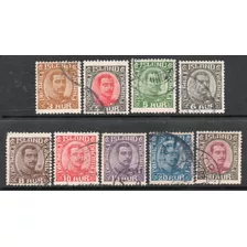 Islandia Serie X 9 Sellos Usados Rey Christian X Año 1920 