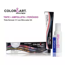 Tinte Para Cabello 90ml + Ampolleta + Activador. Color&art