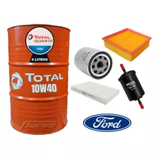 Cambio Aceite Total 10w40 4l + Filtros Ford Fiesta Kinetic