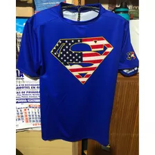 Polos Under Armour Genuinos Superman Compression L.