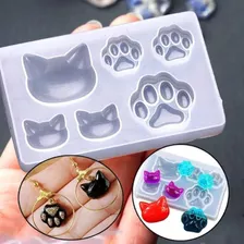 Molde Silicone Resina Gato Gatinho Cat Artesanato Ofert