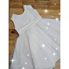 Hermoso Vestido Blanco 1 Año