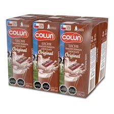6 Leche Semidescremada Chocolate Original - 200ml - Colun