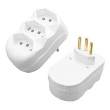 Adaptador Tomada Tripolar Benjamim Bivolt 3 Saídas 20a 2p+t