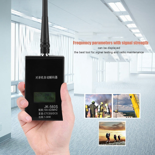 Jk-560s Porttil Medidor De Frecuencia 100-520mhz 1-30w Para Foto 4