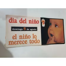 Antiguo Juguete Publicidad Dia Del Niño De 1980