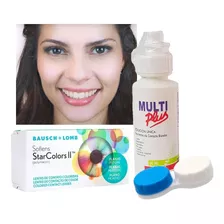 Pupilentes Star Colors I I Bausch & Lomb Solucion + Estuche