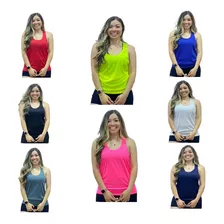 Kit 9 Regatas Femininas Academia Musculação Fitness