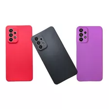 Capinha Compatível Samsung A23 Silicone Proteção De Câmera