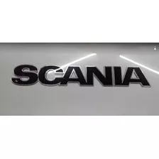 Placa Emblema Scania Linha 124 2005 Abaixo Em Acrílico