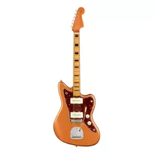 Guitarra Eléctrica Fender Artist Troy Van Leeuwen Jazzmaster De Aliso Copper Age Brillante Con Diapasón De Arce