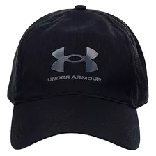 Under Armour Men's Armourvent Adjustable Hat, Black (001)/pi