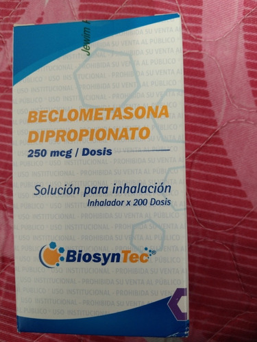 Inhalador Beclometasona Dipropionato