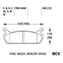 Balatas Disco  Trasera Para Mercury Tracer   1991