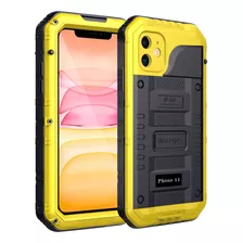 Beasyjoy Funda Impermeable Para iPhone 11, Funda De Metal De