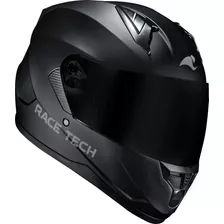 Capacete Race Tech Sector Monocolor Preto Fosco Lançamento