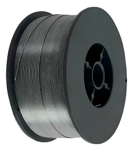 Alambre Flux Para Soldar Sin Gas Mig 0,9mm 1kg Bremen Color Negro