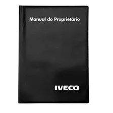 Capa Porta Manual Proprietário Iveco Pvc Preto