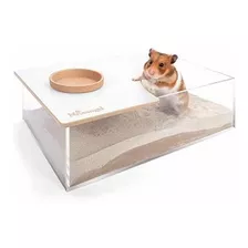 Caja De Baño De Arena Animales Pequeños Acrílico Cr...