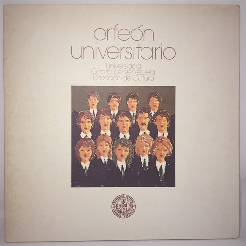 Disco Lp Vinilo Acetato Orfeón Universitario Ucv Año 1977