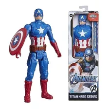 Boneco Articulado Capitão America Titan Hero Series - Hasbro