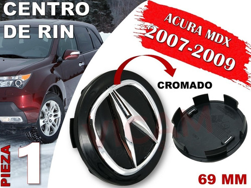 Centro De Rin Acura Mdx 2007-2009 69 Mm (negro) Foto 2