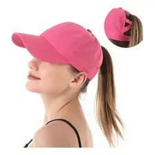 Gorra De Cola De Caballo Cruzado Para Mujer - Gorra Cómoda