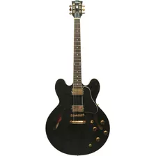 Guitarra Tokai Archtop Es187gbb Black Tipo 335