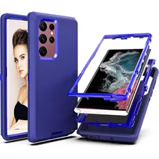 Funda Para Samsung Galaxy S22 Ultra - Azul Oscuro