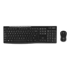 Kit Teclado + Mouse S/ Fio Mk270 Logitech