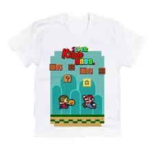 Camiseta Infantil Super Mario Kidd Bros Nf-e