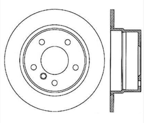 Disco De Freno Trasero Bmw Z4 1996-2002 Aimco Foto 2