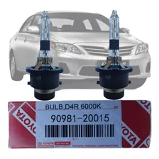 2 Lâmpada Xenon Farol Toyota Corola Altis D4r 6000k Par Jogo