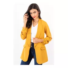 Saco Blazer Con Plumas En Las Mangas Marca Aspik® Mod.anqdm2