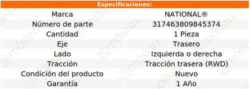 1- Maza Trasera Izquierda O Derecha Hilux 2004/2011 National Foto 3