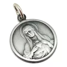 Medalla Sagrado Corazón De María - Incluye Cadena - 20mm/al
