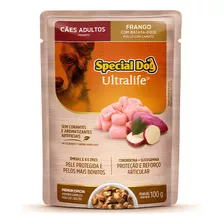 Sache Para Cachorro Adulto Special Dog Frango Ao Molho 100g Caixa Lacrada Com 12 Unidades.