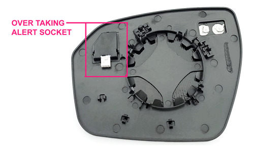 Luna Espejo Der Sensor Punto Ciego Land Rover Evoque 2011-14 Foto 7