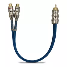 Cabo Rca Modelo Y 1 Macho 2 Fêmea Azul Transp 30cm Taramps