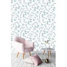 Vinilo Decorativo Eucalipto Frio Tapiz Wallpaper Textura