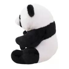 Urso Panda Em Pelúcia Sentado 25cm