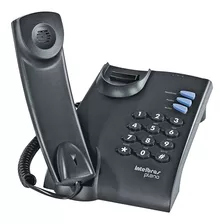 Telefone Com Fio Intelbras Pleno Preto Resistente E Prático