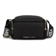 Bolso Moderno Para Mujer Cosmetiquera De Nailon Negro