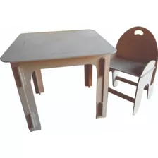 Mesinha Mesa Para Brincar Atividade Infantil Mdf Desmontável