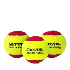 Bola De Tênis Gamma Quink Kids Vermelha Estágio 2